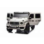 Elektrické autíčko Mercedes Benz G63 AMG XXL 24V 4 x 200W - biele
